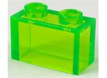 Mattoncini Lego® 1X2 3065 - 1 Pezzo Verde Chiaro Trasparente