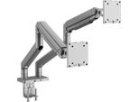 Supporto Per 2 Monitor Per Braccio Monitor Da 17 A 45 Pollici Supporto Per Schermo In Metallo