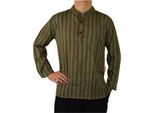 Simandra Kurta Uomo Classico A Righe Verde, Xl