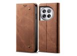 Custodia Per Oneplus ACE3, Custodia A Portafoglio In Pelle Con Chiusura Magnetica E Supporto Marrone