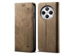 Custodia Per Xiaomi Redmi 14C, Custodia A Portafoglio In Pelle Con Chiusura Magnetica E Supporto Khaki