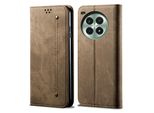 Custodia Per Oneplus Ace3 Pro, Custodia A Portafoglio In Pelle Con Chiusura Magnetica E Supporto Khaki