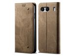 Custodia Per Oneplus Nord4, Custodia A Portafoglio In Pelle Con Chiusura Magnetica E Supporto Khaki