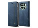 Custodia Per Oneplus Ace3 Pro, Custodia A Portafoglio In Pelle Con Chiusura Magnetica E Supporto Blu