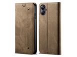Custodia Per Realme 10 Pro+, Custodia A Portafoglio In Pelle Con Chiusura Magnetica E Supporto Khaki