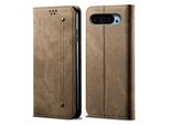 Custodia Per Google Pixel 10 / Pixel 10 Pro, Custodia A Portafoglio In Pelle Con Chiusura Magnetica E Supporto Khaki