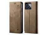 Custodia Per Xiaomi Redmi K70 /K70 Pro, Custodia A Portafoglio In Pelle Con Chiusura Magnetica E Supporto Khaki