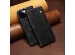 Custodia Per Xiaomi Redmi K70E Pelle Flip Case Portafoglio Con Funzione Stand Nero