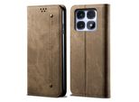 Custodia Per Xiaomi Redmi K70 Ultra, Custodia A Portafoglio In Pelle Con Chiusura Magnetica E Supporto Khaki