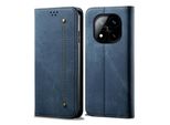 Custodia Per Xiaomi Redmi Note 14 Pro 5G, Custodia A Portafoglio In Pelle Con Chiusura Magnetica E Supporto Blu