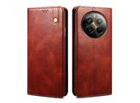 Custodia Per Realme 12 Pro/Realme 12 Pro+ In Pelle Flip Case Portafoglio Con Funzione Stand Rosso