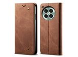 Custodia Per Oneplus Ace3 Pro, Custodia A Portafoglio In Pelle Con Chiusura Magnetica E Supporto Marrone