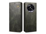 Custodia Per Realme 13 Pro/Realme 13 Pro+ In Pelle Flip Case Portafoglio Con Funzione Stand Verde