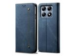 Custodia Per Xiaomi 14T Pro, Custodia A Portafoglio In Pelle Con Chiusura Magnetica E Supporto Blu