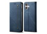 Custodia Per Iphone 16 Plus, Custodia A Portafoglio In Pelle Con Chiusura Magnetica E Supporto Blu