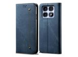 Custodia Per Xiaomi Redmi K70 Ultra, Custodia A Portafoglio In Pelle Con Chiusura Magnetica E Supporto Blu