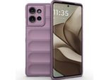 Custodia Per Motorola Edge 50 Custodia Protettiva In Silicone Tpu Morbido Antiurto Viola