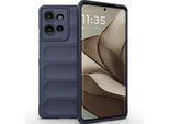 Custodia Per Motorola Edge 50 Custodia Protettiva In Silicone Tpu Morbido Antiurto Blu Scuro