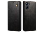 Custodia Per Samsung Galaxy A06 In Pelle Flip Case Portafoglio Con Funzione Stand Nero