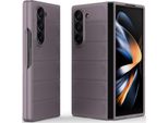Custodia Per Samsung Galaxy Z Fold 6 Custodia Rigida Pc Opaca Antiurto Antiscivolo Viola