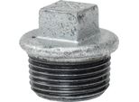 Tappo Di Chiusura 1/2" Ag Zincato Con Bordo: 1/2 Pollice Dimensione: 1/2 Pollice"