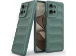 Custodia Per Motorola Edge 50 Custodia Protettiva In Silicone Tpu Morbido Antiurto Verde