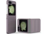 Custodia Per Samsung Galaxy Z Flip 6 / Z Flip 7 Fe Custodia Rigida Pc Opaca Antiurto Antiscivolo Viola