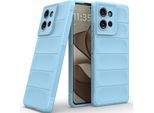 Custodia Per Motorola Edge 50 Custodia Protettiva In Silicone Tpu Morbido Antiurto Blu