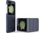 Custodia Per Samsung Galaxy Z Flip 6 / Z Flip 7 Fe Custodia Rigida Pc Opaca Antiurto Antiscivolo Blu Scuro