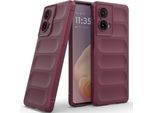 Custodia Per Motorola Moto G85 Morbido Tpu Silicone Antiurto Custodia Protettiva Plum