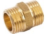 Nipplo Doppio 2" In Ottone Con Esagono: 2 Pollici Dimensioni: 2 Pollici"