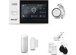 Huxgo HXA007 Sistema Di Allarme Casa Wifi + Gsm 2G Con Sirena, Sistema Di Allarme Con 1X Sensore Di Movimento E 1X Sensore Porta-Finestra, Sistema Di Allarme Per Appartamento, Casa, Garage, Tuya Smartlife App