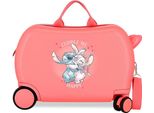 Joumma Bags Valigia Estraibile Valigia Per Bambini Valigia Per Bambini Valigia Rigida Disney Lilo & Stitch Rosa Antico