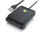Lettore Di Schede Di Memoria Csl, Lettore Di Smartcard Usb / Lettore Di Schede Chip, Nfc E Slot Per Schede, Lettore Di Schede, Lettore Di Schede, Compatibile Con Mac Os X E Windows 7-11