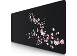 Tappetino Per Mouse Da Gioco Titanwolf Xxl, 900 X 400 X 3 Mm, Tappetino Da Scrivania, Lavabile, Retro Antiscivolo, Velocità E Precisione, Sakura