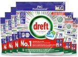 Pastiglie Per Lavastoviglie Dreft Platinum Regular All In 1 - 6X75 Pastiglie - Confezione Risparmio