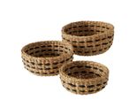 Set Di Cestini Decorativi Bokar, 3 Pezzi, Ø 21-30 Cm