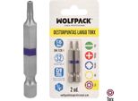 Punte Lunghe Torx T15 Per Cacciavite (2 Pezzi). Acciaio Al Cromo Vanadio S2. Punte Esagonali, Portapunte,