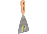 Wolfpack Linea Profesional Coltello Da Stucco Con Manico In Legno E Lama In Acciaio Da 100 Mm. Spatola Da Gesso, Spatola Da Pittore, Coltello Da Stucco, Spatola Da Cartongesso, Ecc.