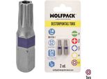 Wolfpack Linea Profesional Punte Per Cacciavite Torx 30 (2 Pezzi). Acciaio Al Cromo Vanadio S2. Punte Esagonali, Portapunte,