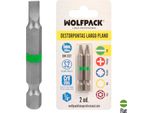 Punte Lunghe Piatte Per Cacciavite 5 Mm (2 Pezzi). Acciaio Al Cromo Vanadio S2. Punte Esagonali, Cacciaviti,