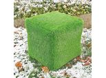 Aniplants, Figura D'erba, "Mobili"", Sgabello A Cubo, Grande, Decorazione Da Giardino, 50Cm"