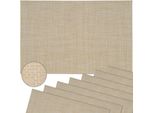 Tovaglietta Elegance Beige Da 8 Pezzi Come Decorazione Per La Tavola