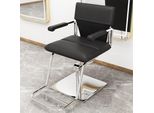 360Home Sedia Girevole Poltrona Poltrona Regolabile In Altezza Salone 360° Girevole Blacksilver