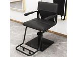 360Home Sedia Girevole Poltrona Poltrona Regolabile In Altezza Salone 360° Girevole Nero Nero