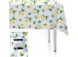 Vilde Tovaglia Ad Olio Tovaglia Da Giardino Antimacchia Con Motivo A Limone 180X130 Cm
