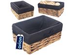 Cesto Portaoggetti Orion Cesto Portaoggetti Cesto Intrecciato Naturale 30X20X14 Cm