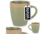 Nava Tazza In Ceramica Tazza In Ceramica Tazza Per Bere Tazza In Ceramica Verde Arthena Green 380 Ml