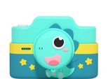 Zelurxx Fotocamera Per Bambini Da 3,0 Pollici, A Forma Di Dinosauro, 32GB, 48MP, Full Hd, Fotocamera Anteriore E Posteriore, Regalo Per Bambine E Bambini Da 4 Anni, Verde