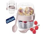 Vasetto Di Yogurt Orion Con Cucchiaio E Ciotola Contenitore Di Yogurt Vasetto Di Muesli To Go 370 Ml